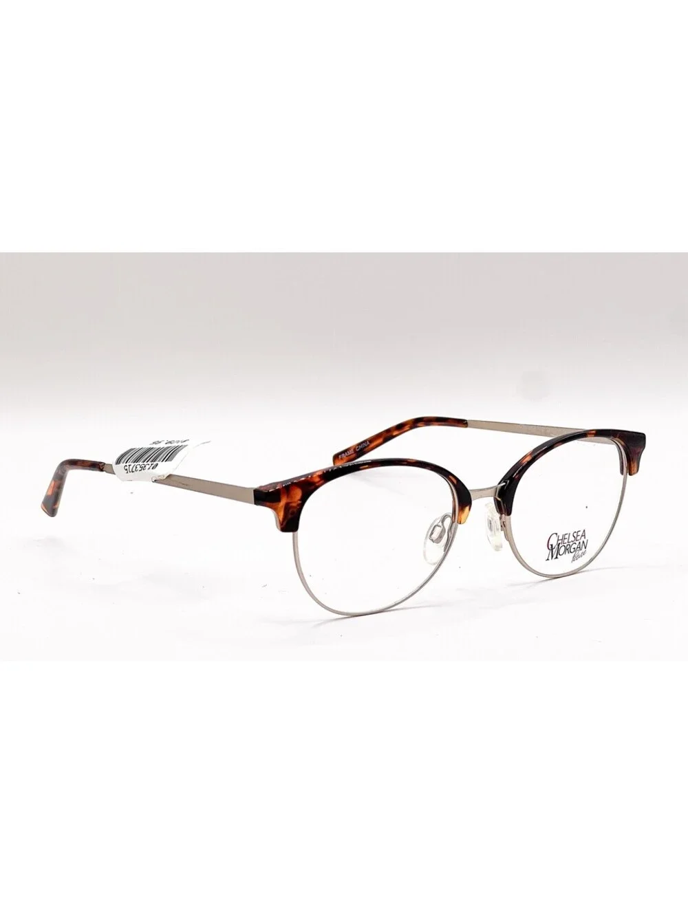 Chelsea Morgan Cmp 20201 Tortoise Gold Round Authentic Eyeglass Frames 48-17-140